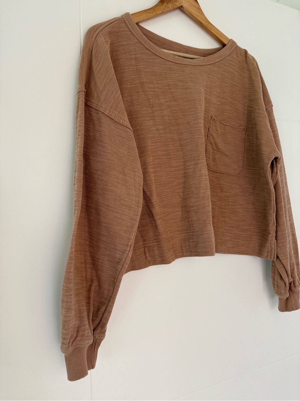 Aerie Oversized Long Sleeve, size small. - Picture 2 of 8